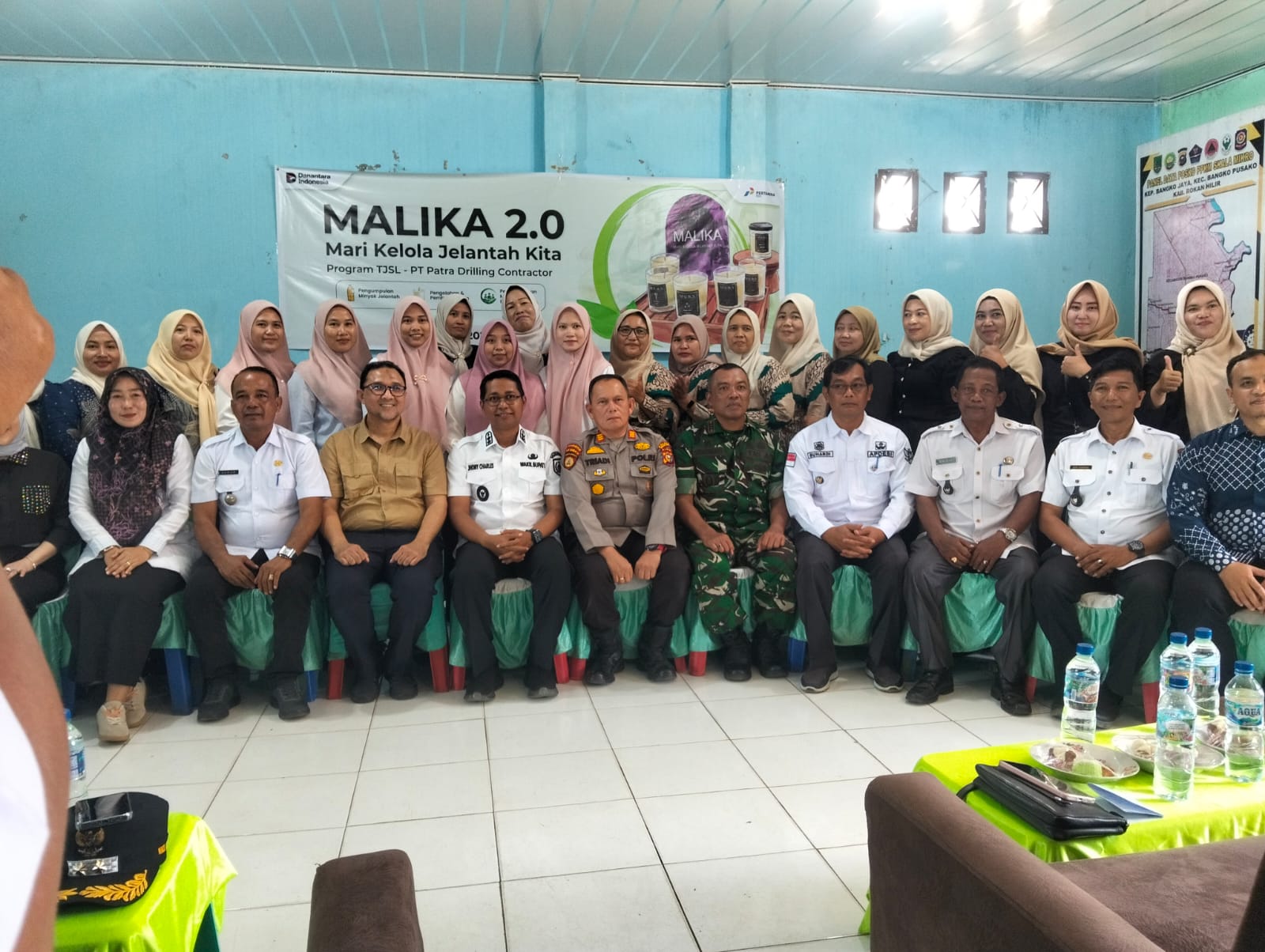 DANDIM 0321/ROHIL APRESIASI PROGRAM MALIKA 2.0, DORONG MASYARAKAT KEMBANGKAN MINYAK JELANTAH MENJADI PRODUK BERNILAI EKONOMI